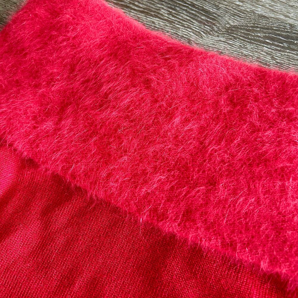 Vintage Lauren Ralph Lauren Angora Wool Off Shoulder Knit Gown Deadstock NWT - Picture 4 of 16